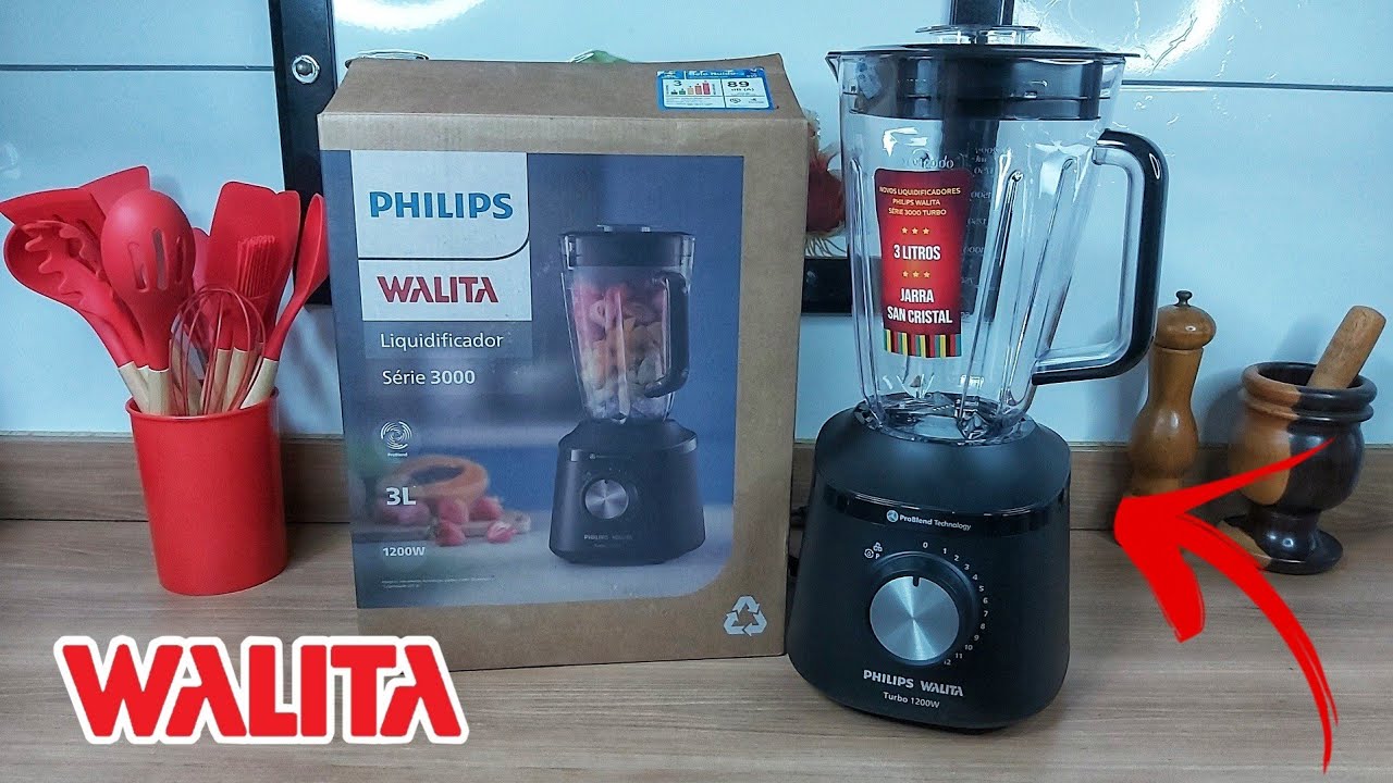 lançamento liquidificador Philips walita HR2271 série 3000 proBlend  technology 1200w