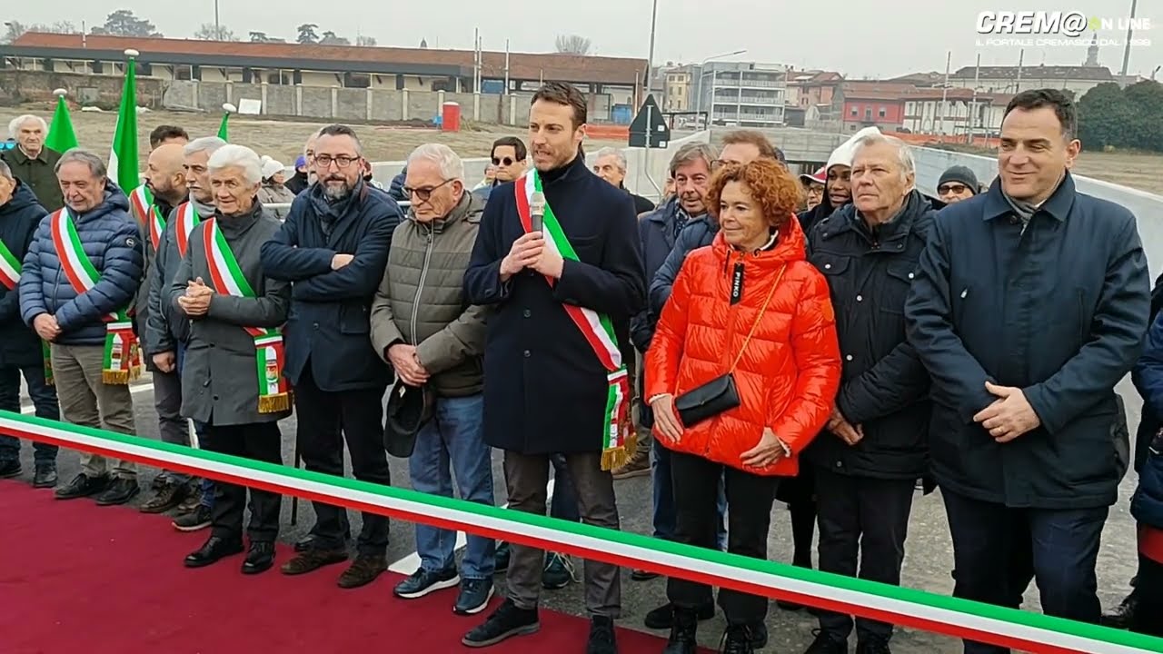 Cremaonline: Crema, inaugurato il sottopasso di santa Maria: 'Una pagina di storia'