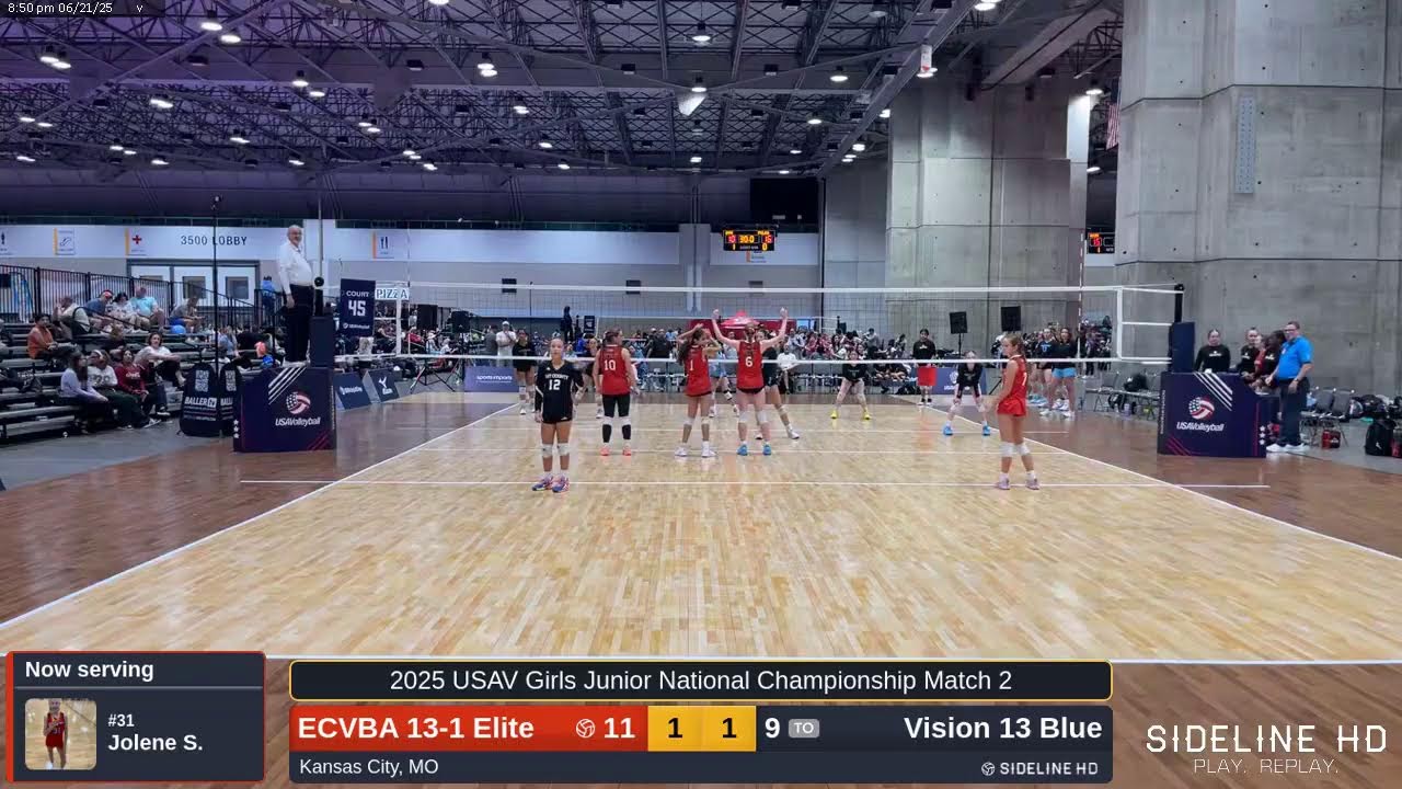 ECVBA 13-1 Elite @ Vision 13 Blue (2025.06.21)