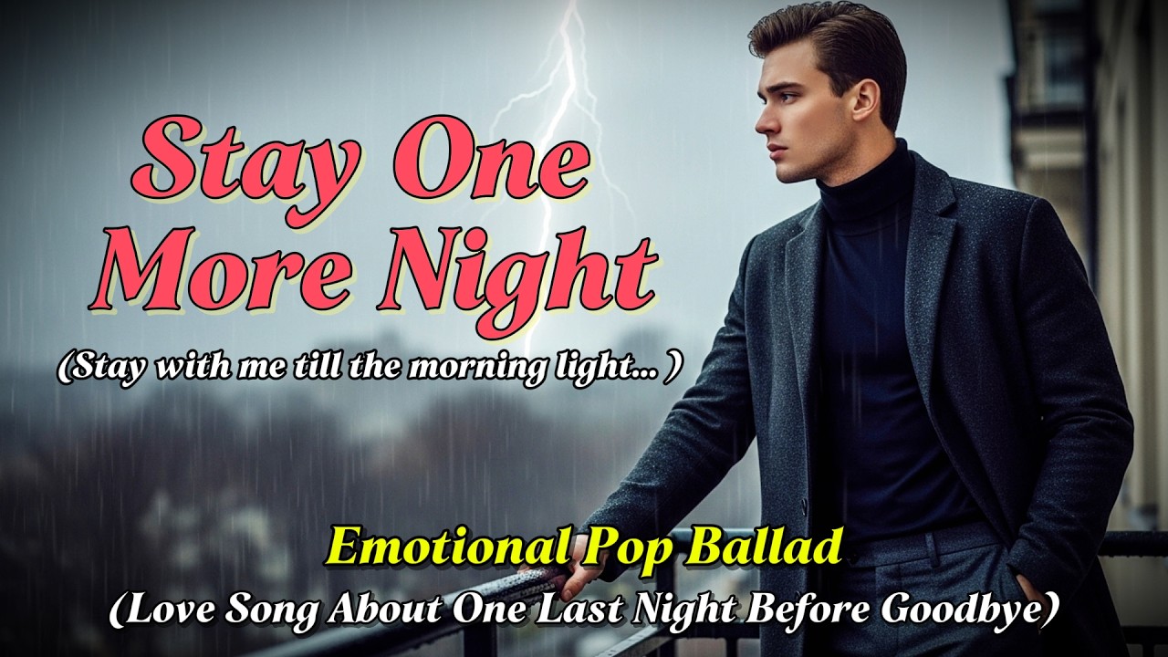 Stay One More Night - Emotional Pop Ballad | Original Song About One Last Night Before Goodbye