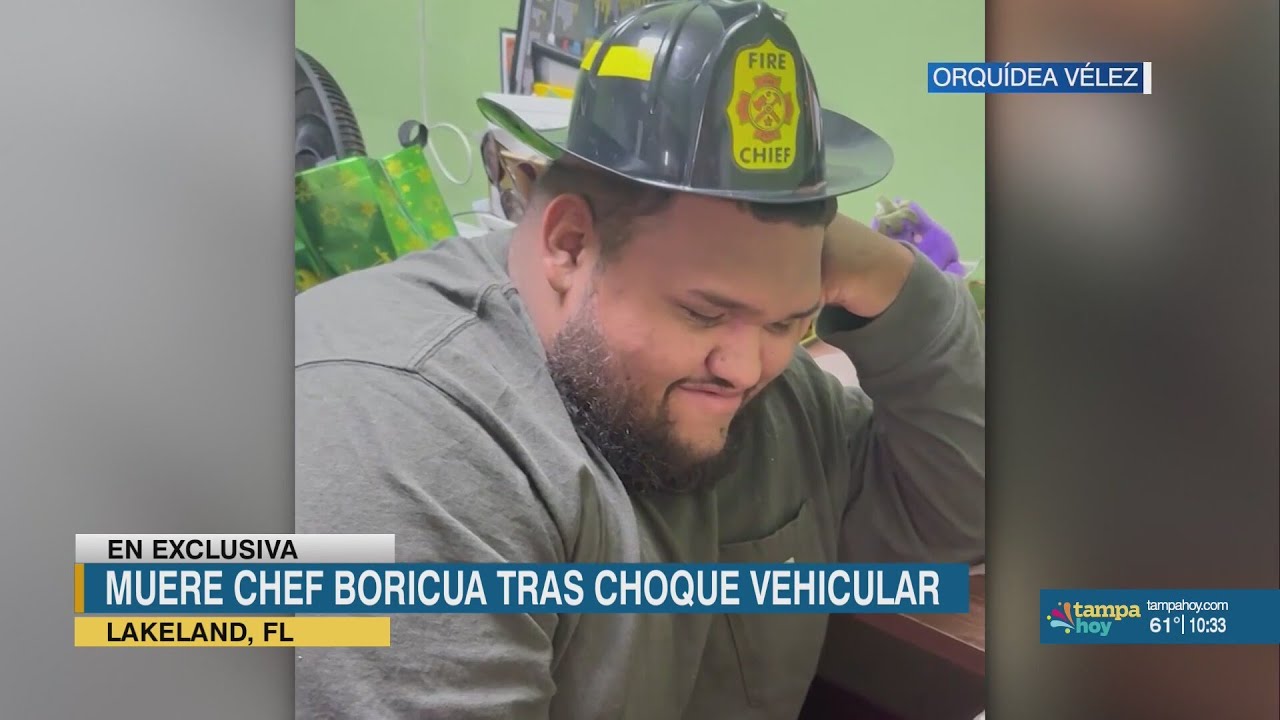 Tragedia en Lakeland: muere joven chef boricua y deja un profundo vacío en la comunidad hispana