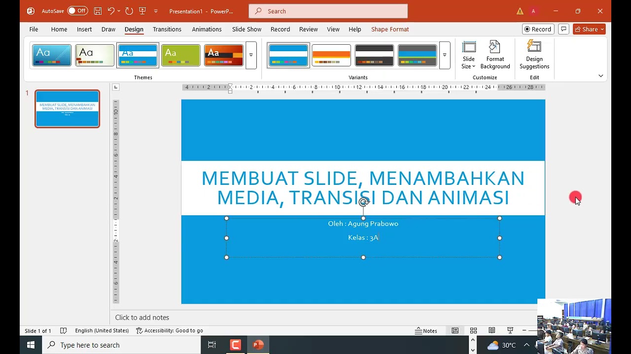 INFORMATIKA KELAS 3 || MS. POWERPOINT || SLIDE, MEDIA  TRANSISI, ANIMASI