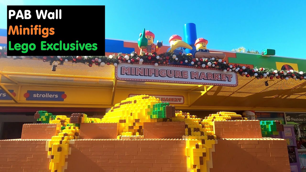 Legoland Minifigure Market |  Legoland California | Lego Bricks And Minifigures