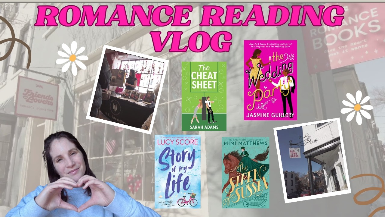Romance Reading Vlog Featuring a Bookish Day!