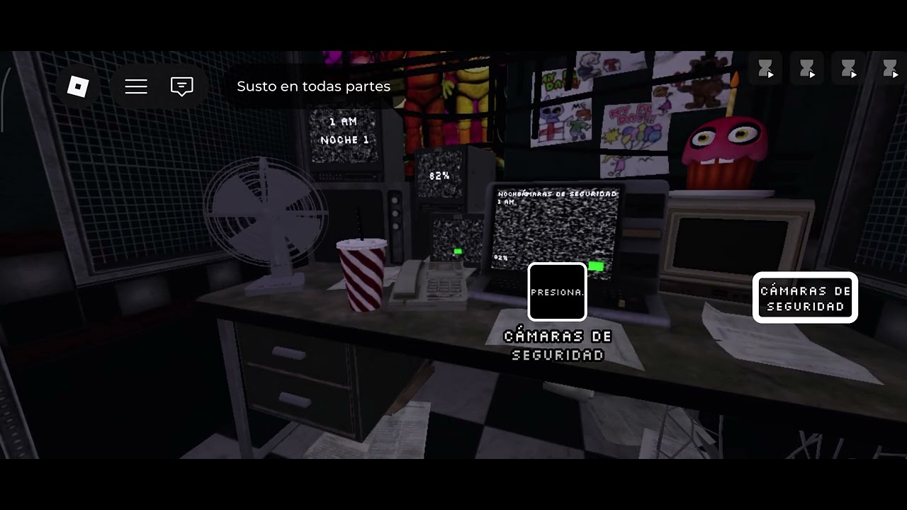 Jugando Five Night At Freddy|no salió como me esperaba xd