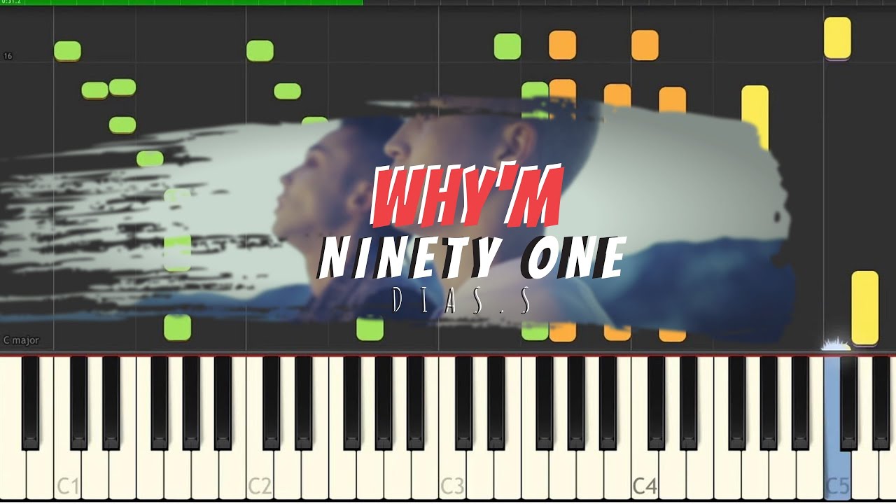 NINETY ONE - Why'm на пианино | Piano Cover + Lyrics