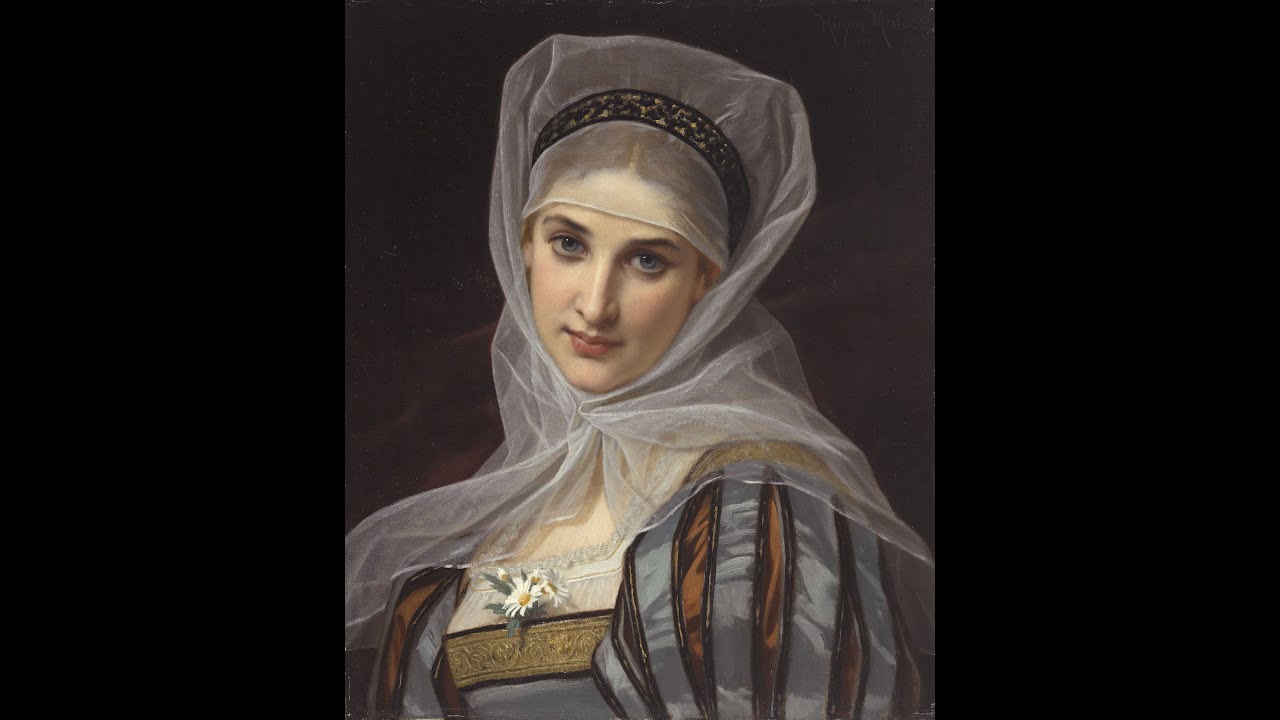 Hugues Merle (1822-1881) - A French painter who depicted sentimental or moral subjects.