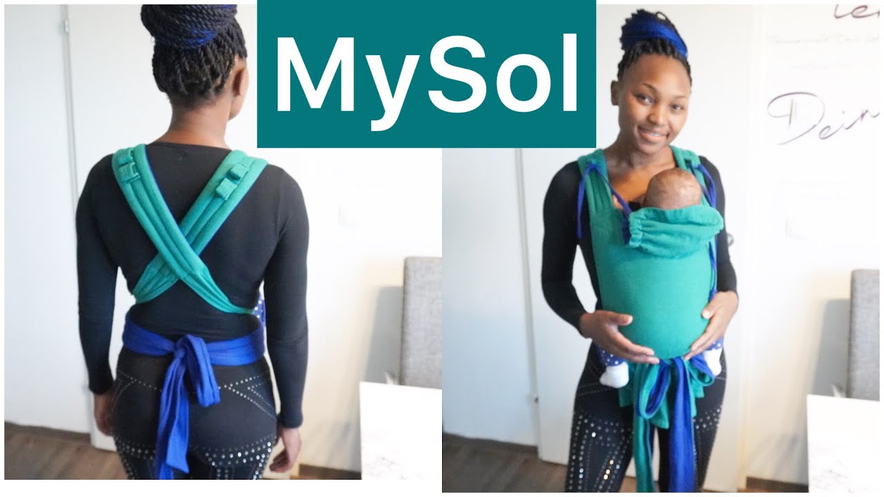 TIPS AND TRICKS ON HOW TO CARRY A NEWBORN ||MySol GIRASOL anleitung #MySol #anleitung #neugeborenes