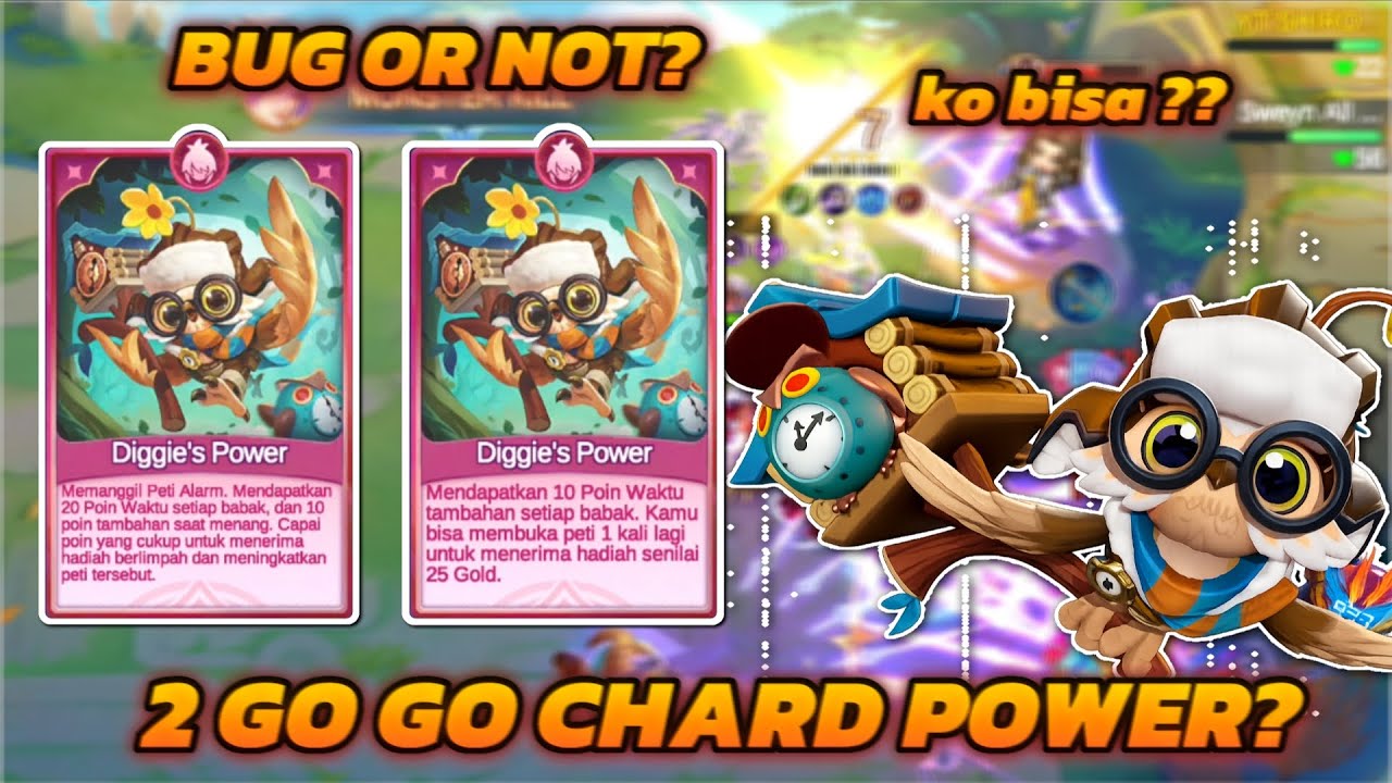 COMMANDER DIGGIE RILIS DENGAN 2 GOGO CHARD? APAKAH INI BUG? || MAGIC CHESS GO GO 