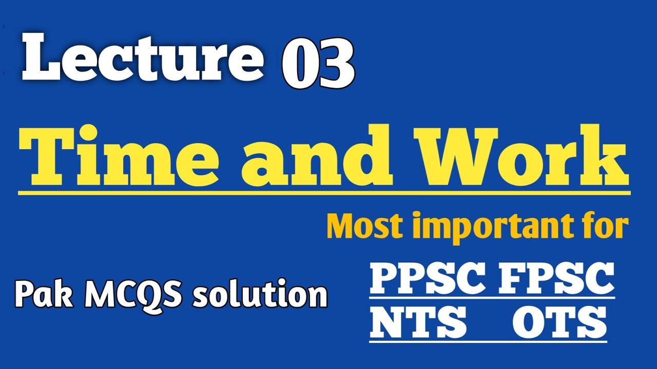 Time and work questions | ppsc math tricks| Time and work tricks by prime academy