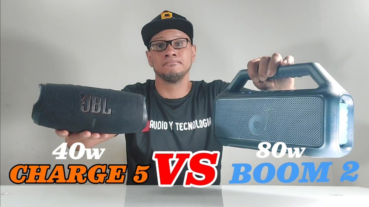 Soundcore BOOM 2 VS JBL charge 5 🎶CUAL SONARA  MEJOR❓️ 🎶