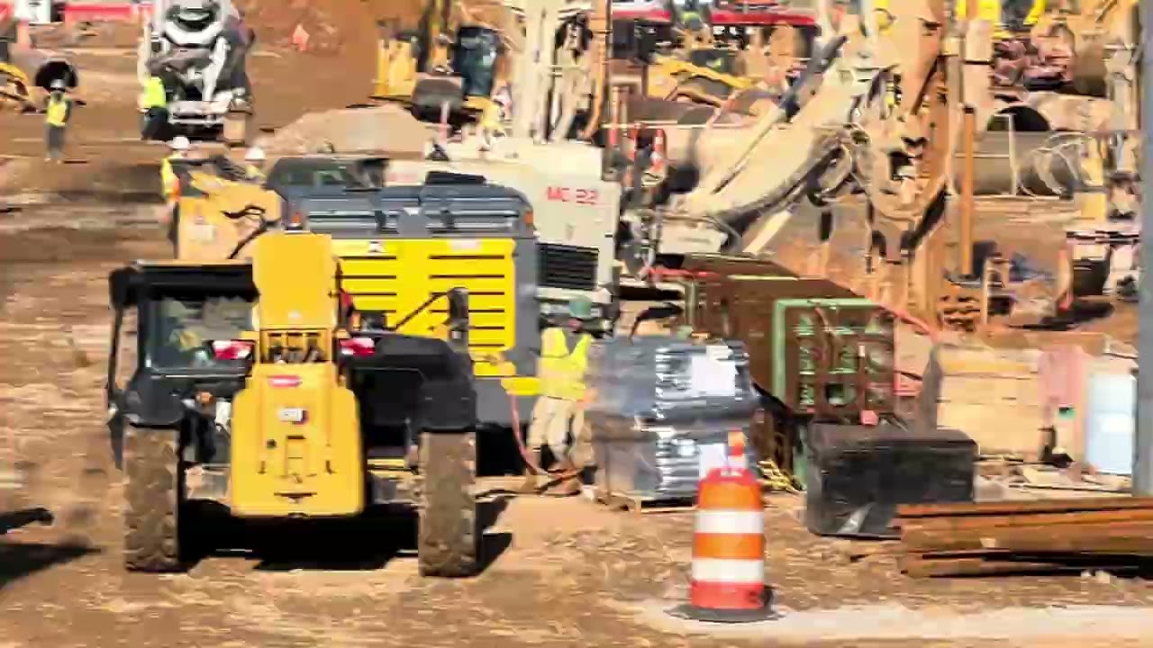 How to do concrete work for parking lot, columns & beams, rebars, piles works 
