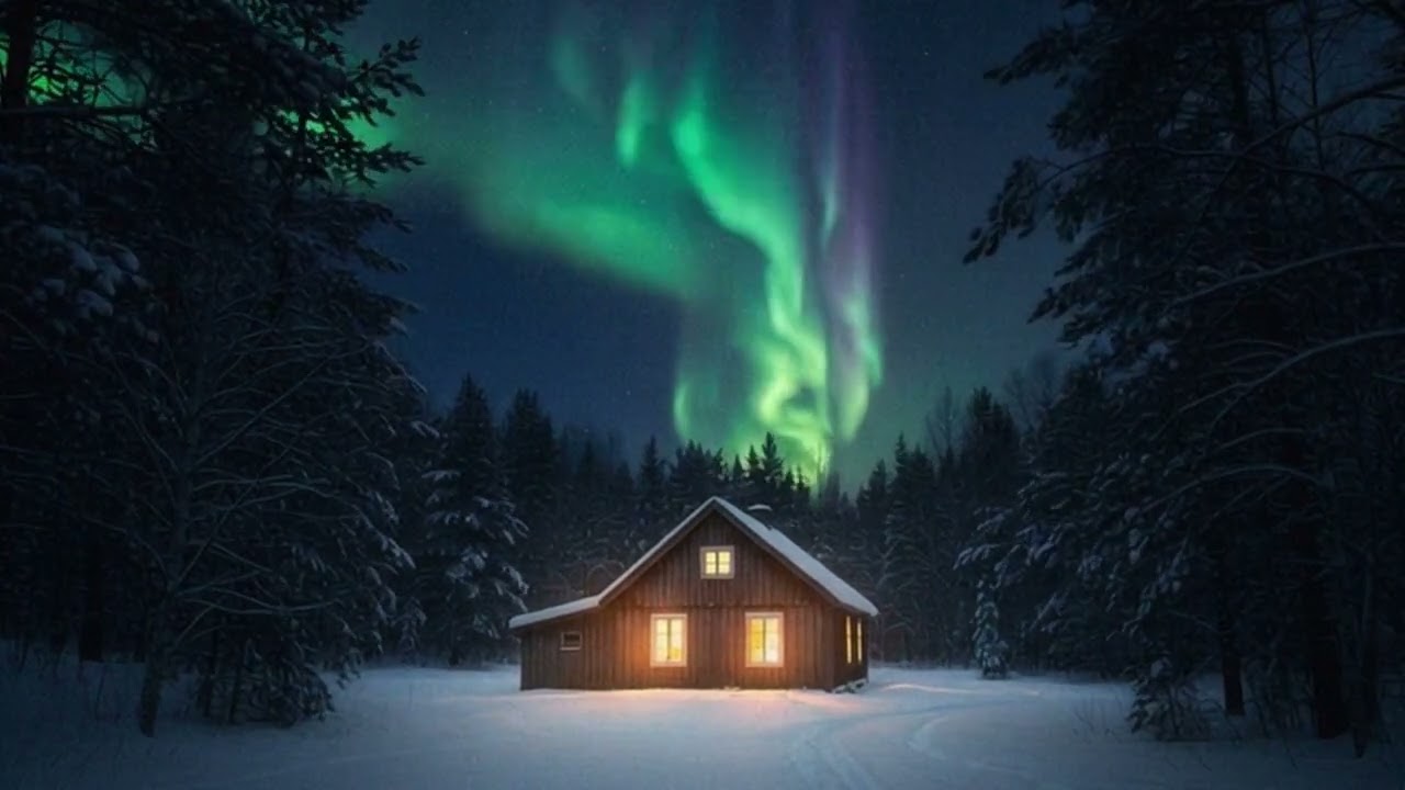 Aurora Borealis And Northern Lights - Relaxing Ambient Music for Sleep, Study & Stress Relief