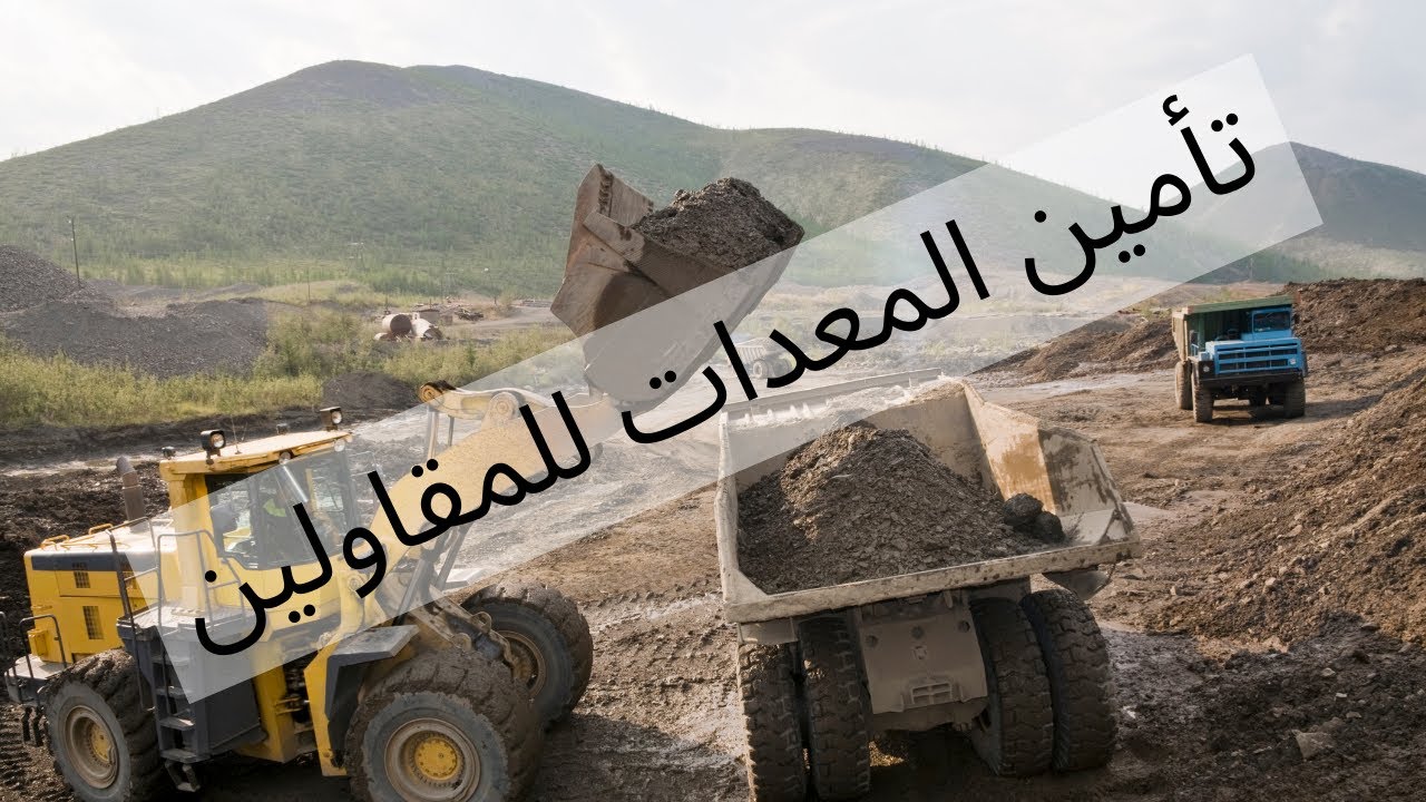 تأمين المعدات للمقاولين