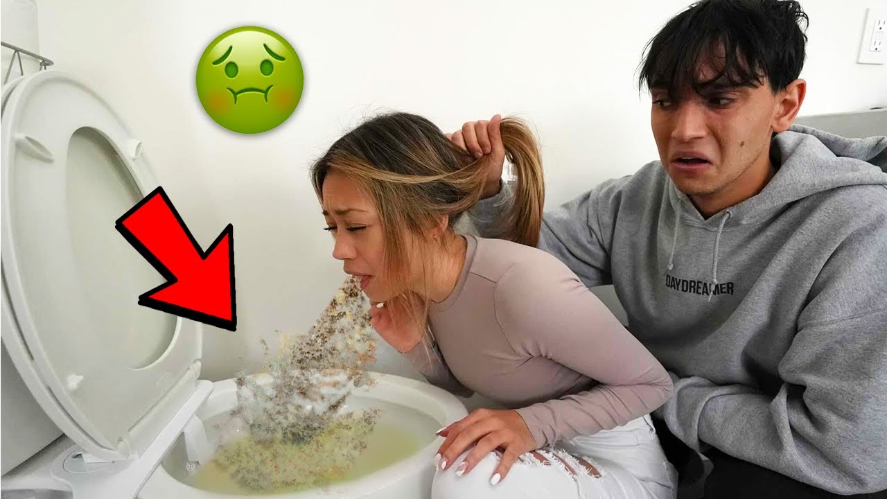 My Girlfriend Can’t Stop THROWING UP She’s Really SICK!