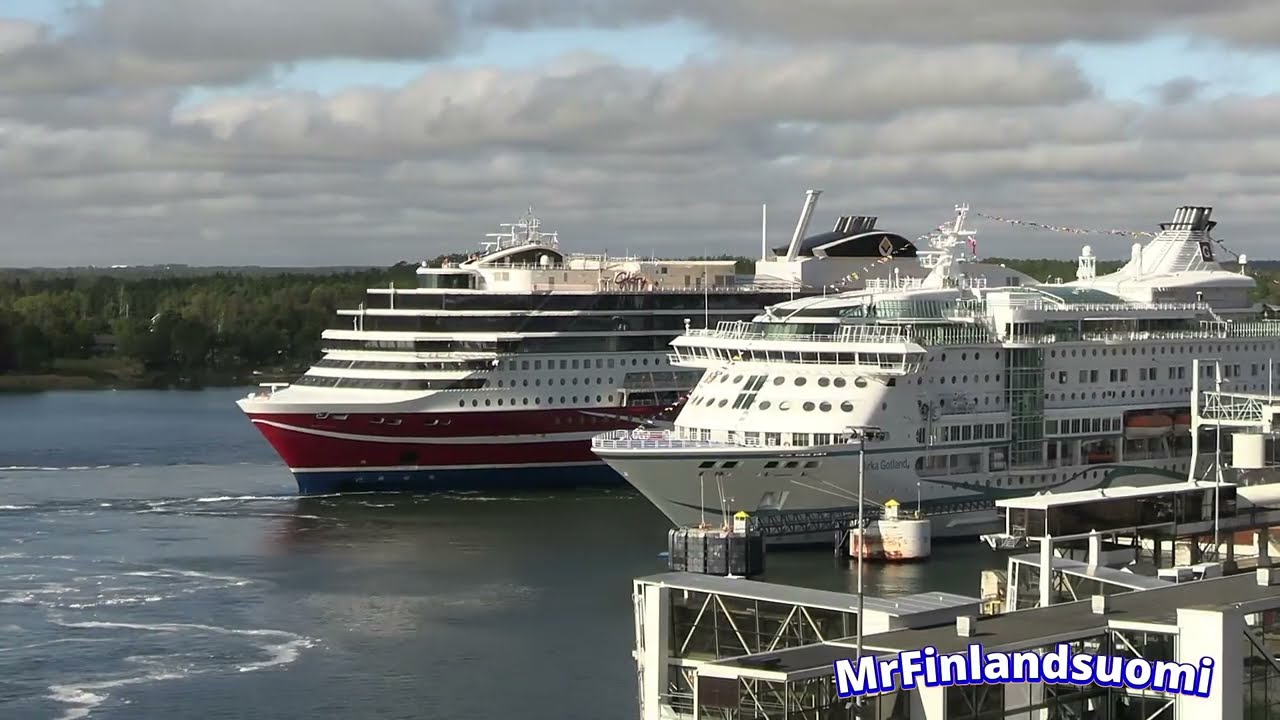 Birka Gotland Vs Baltic Princess & Glory Grace At Mariehamn 19 09 2025