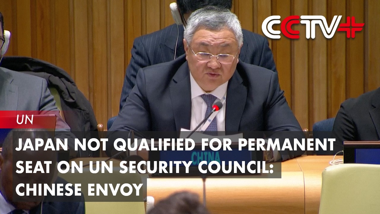 Japan Not Qualified for Permanent Seat on UN Security Council: Chinese Envoy