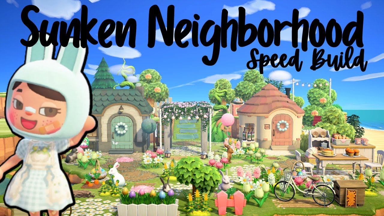 Animal Crossing New Horizons: скоростная сборка | Затонувший район