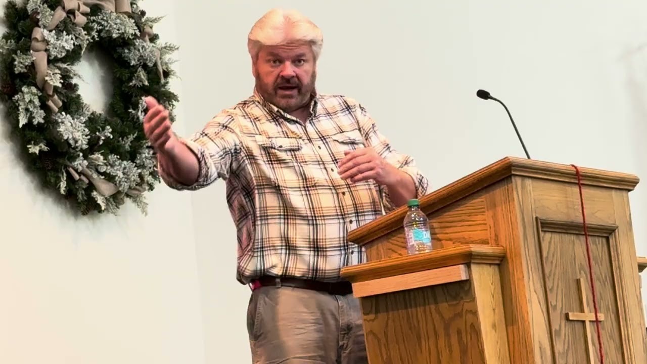 Gordon Boring teaching Sunday School 1-10-26