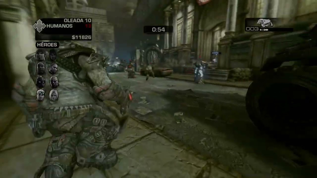 Gears of War 3 Modo Bestia en Hotel / ¡Por la Horda! :v / Gameplay HD