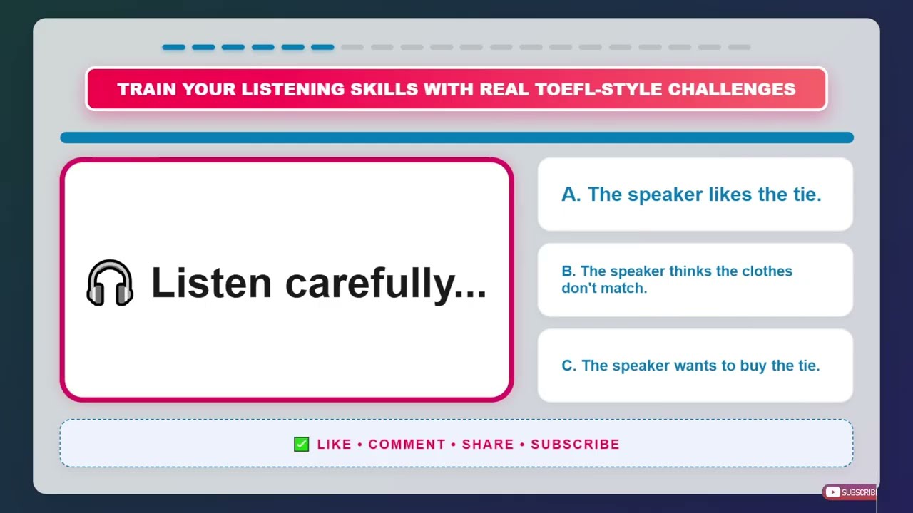 Improve Your Listening Skills: 20 Inference & Implication Questions | TOEFL Style