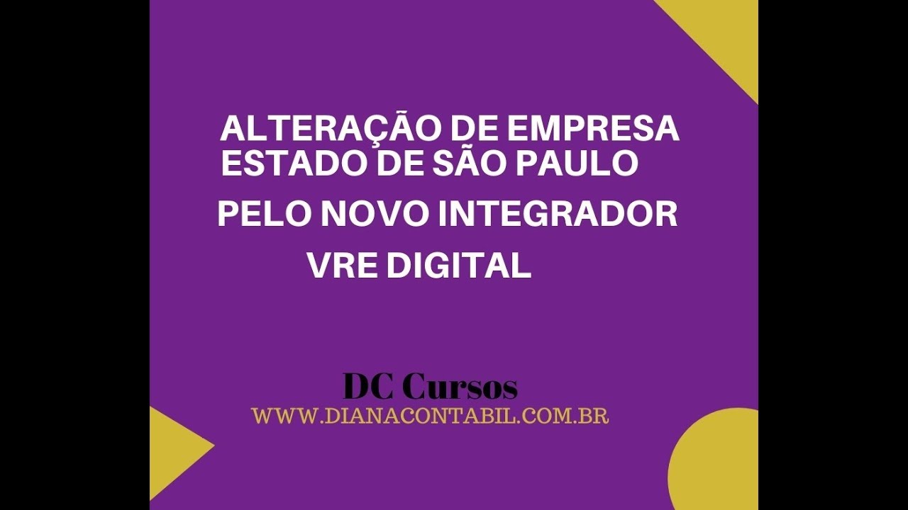 01/02 Passo a passo Alteração no novo VRE Digital Jucesp video 01/02