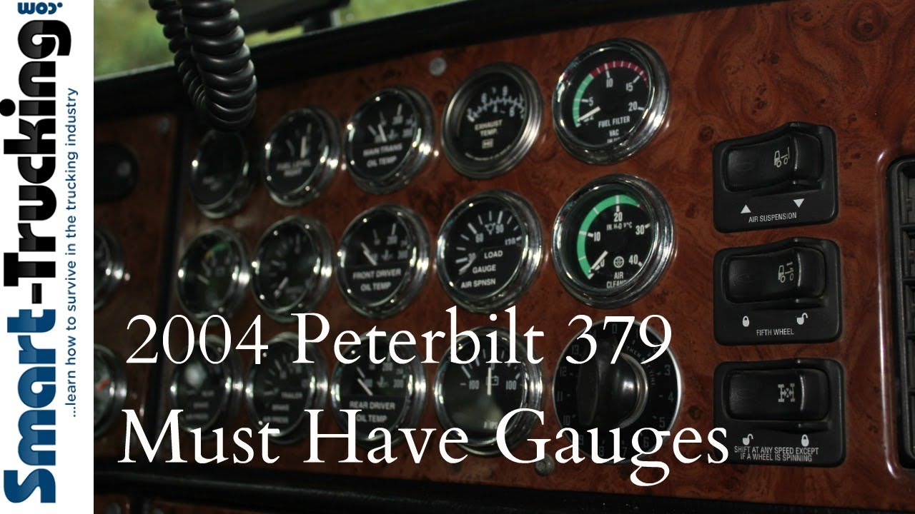 2004 Peterbilt 379 Gauges Tour