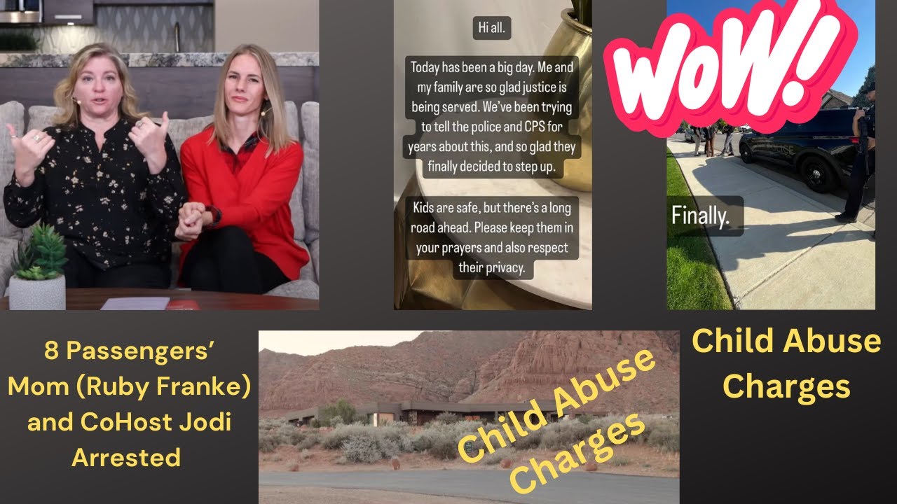 8 Passengers'  Mom Ruby Franke Arrested After Child Escapes Emaciated with Duct Tape and Wounds