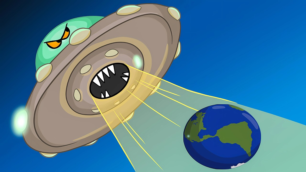 ЛЕТАЮЩАЯ ТАРЕЛКА съела всех на Земле. Игра Tasty Planet Final Bite на Игрули TV