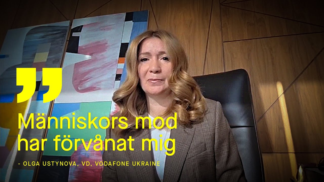 Hon ser till att Ukraina har mobil uppkoppling under kriget