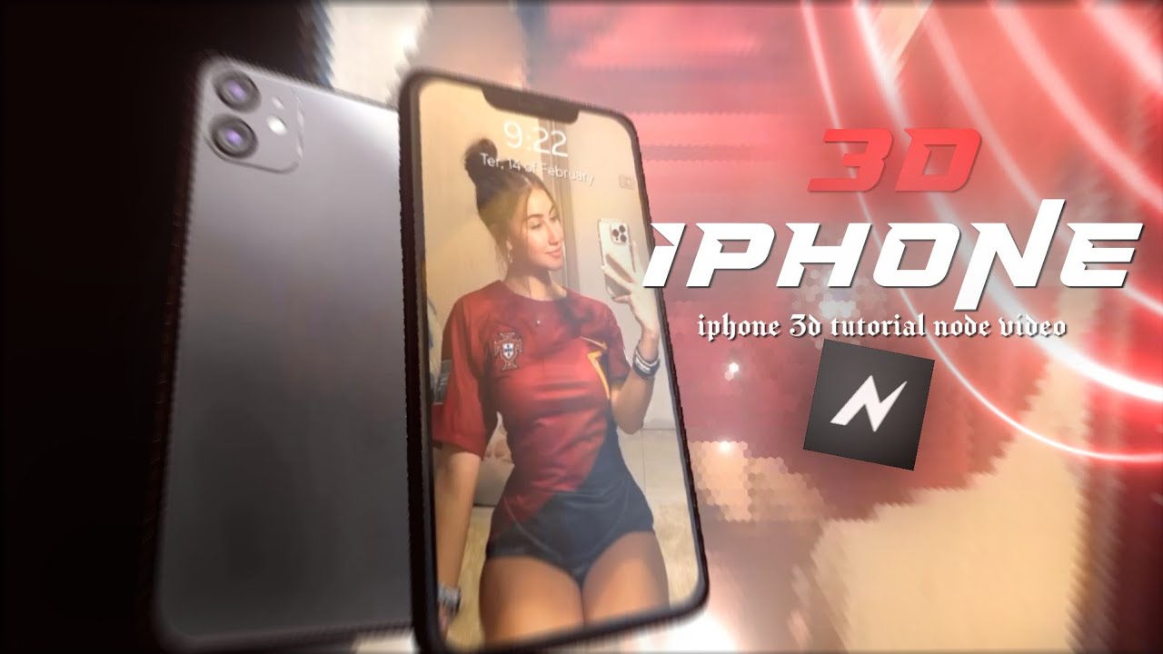 Tutorial Iphone 3d Igual de PC❗️📱 - Node Vídeo/Iphone 3d Tutorial Same as PC - Node Video