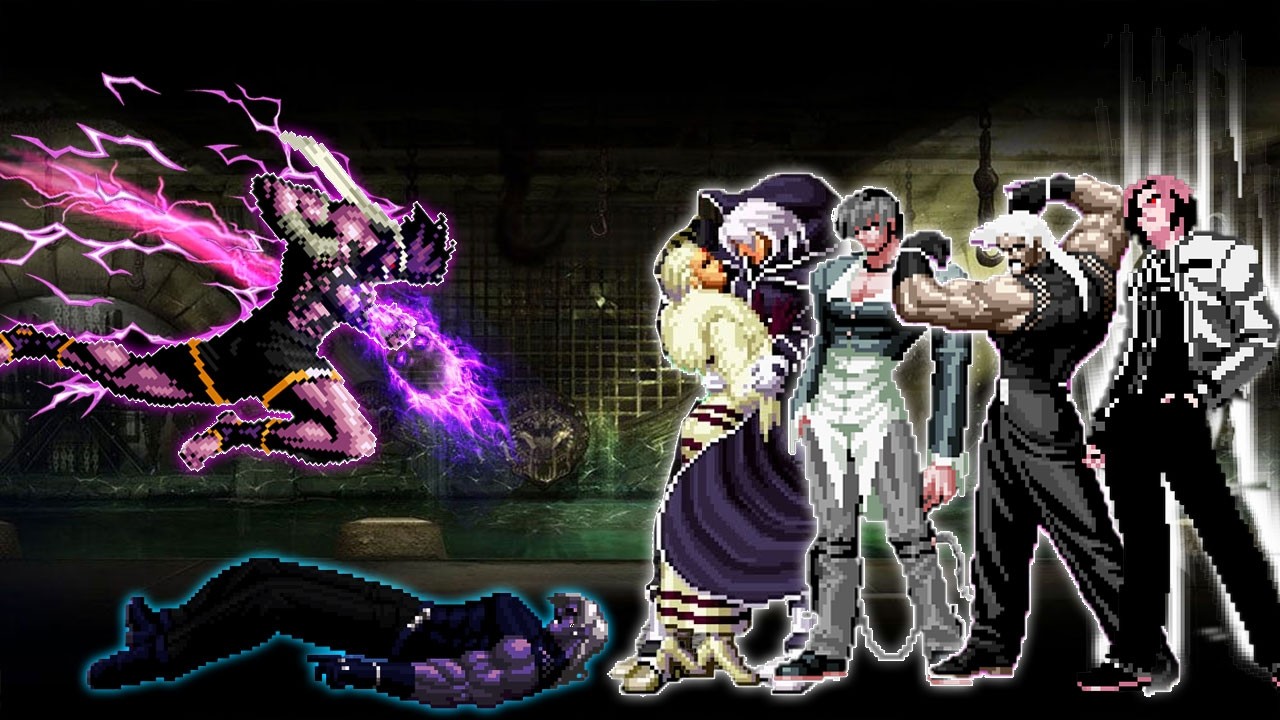 [Mugen KOF] Орочи Джо против команды боссов Белого Пламени