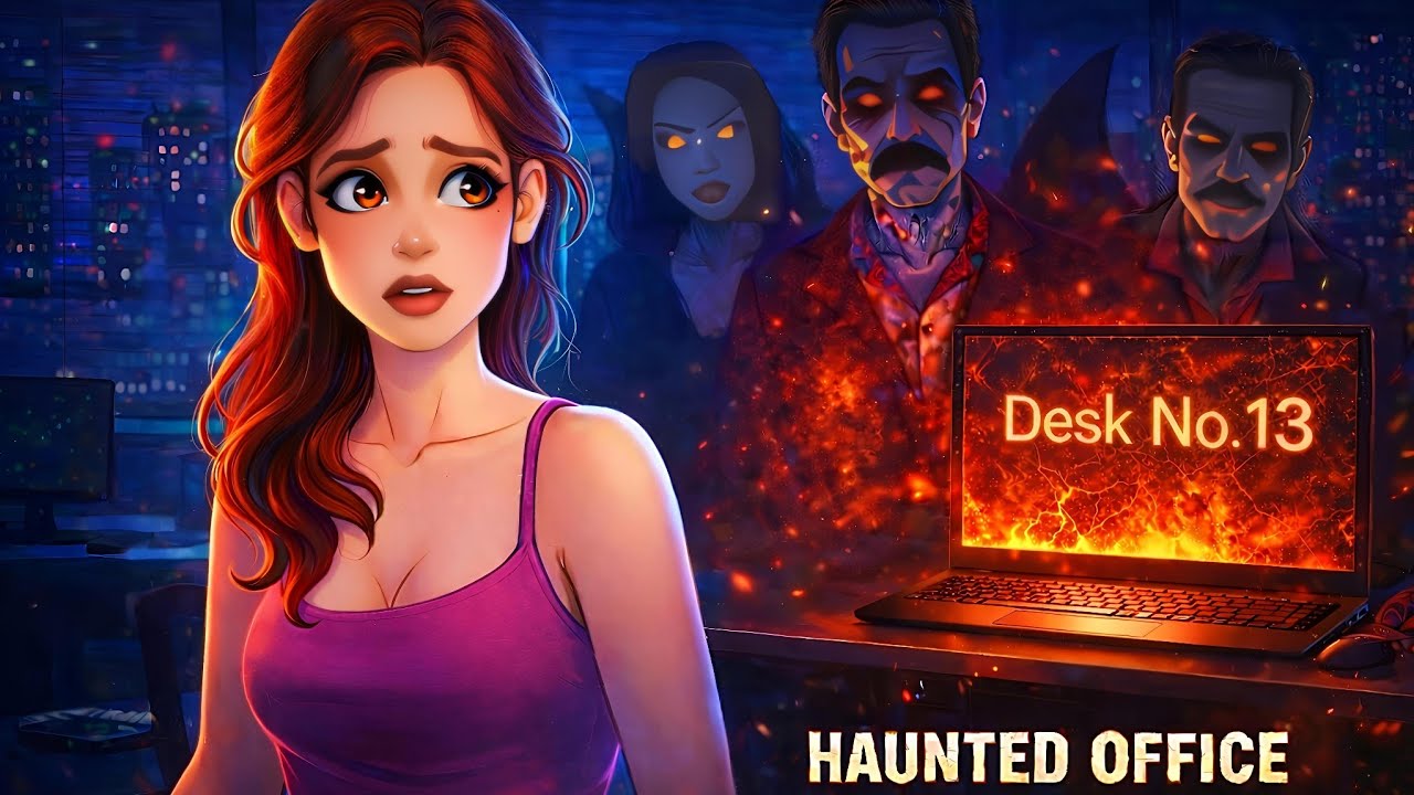 Desk No. 13 Ka Raaz | Haunted Office | Hindi Horror Story | Real Horror Story | Bloody Midnight