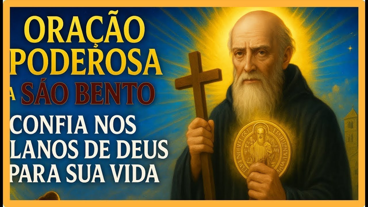 LIVE DE ORAÇÃO FORTE – São Bento Defendei-nos no Combate Espiritual!