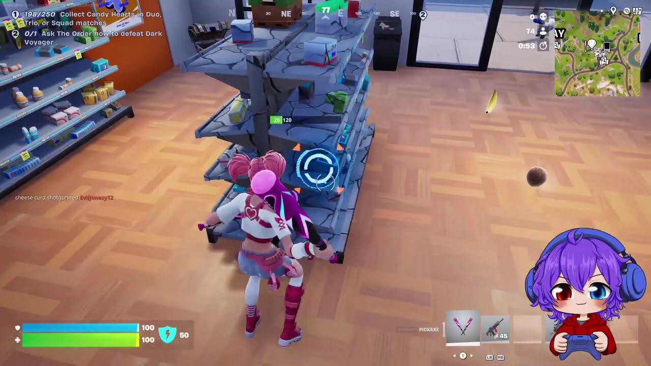 Short fortnite stream testing new PNGTuber model