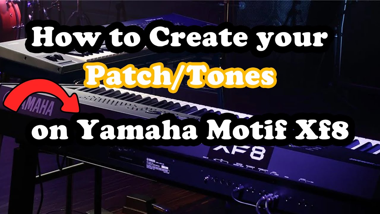 How to Create your Patch/Tones on Yamaha Motif Xf8  #yamaha #keyboards #reviews #viral