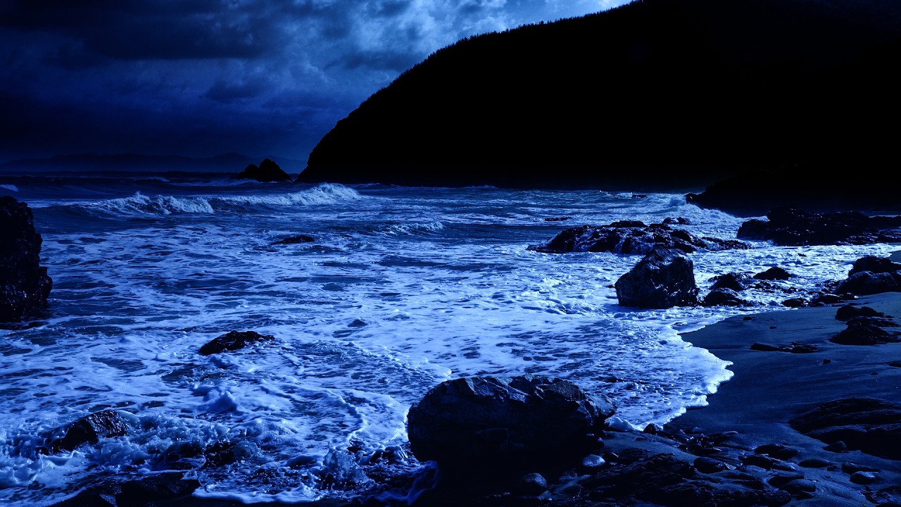 Fall Asleep In Under 3 Minutes | Quiet Night Ocean on Beach for Balance, Deep Rest