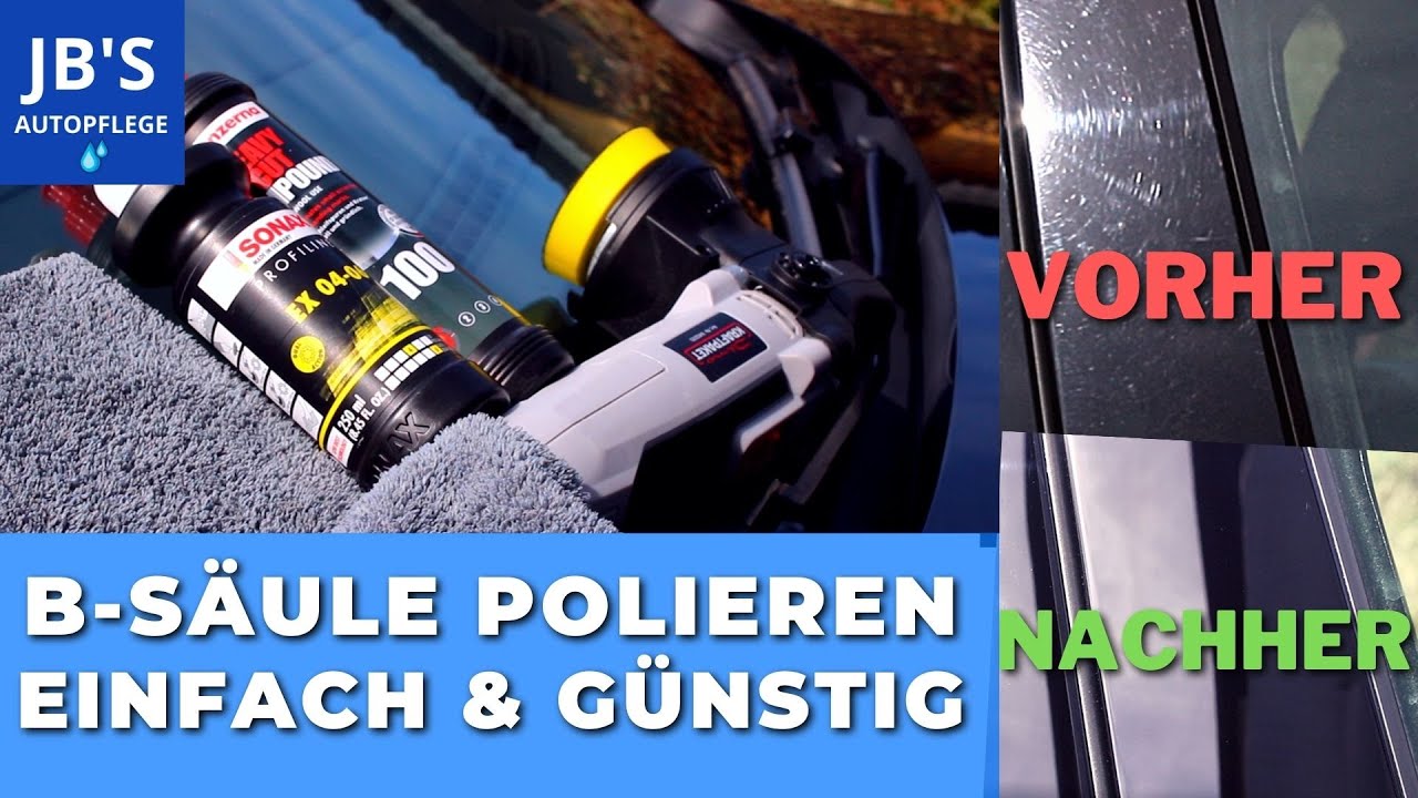 B-Säule polieren | Klavierlack zum glänzen bringen | Kratzer entfernen | einfach & günstig!