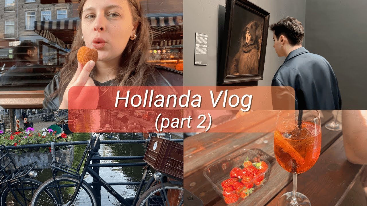 Amsterdam'da 48 Saat 📍 VLOG: sokaklar, müzeler, alışveriş ve kahve