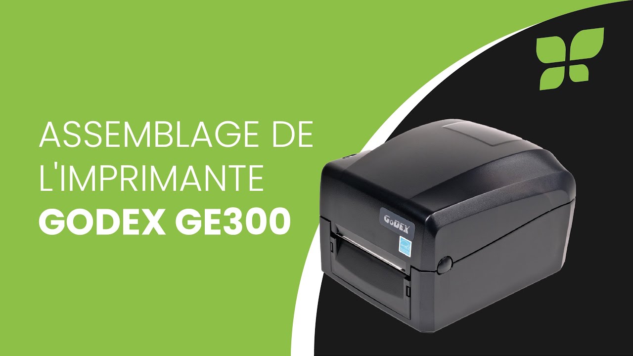 Assemblage et installation de l'imprimante GODEX GE300 pour les couronnes funéraires.