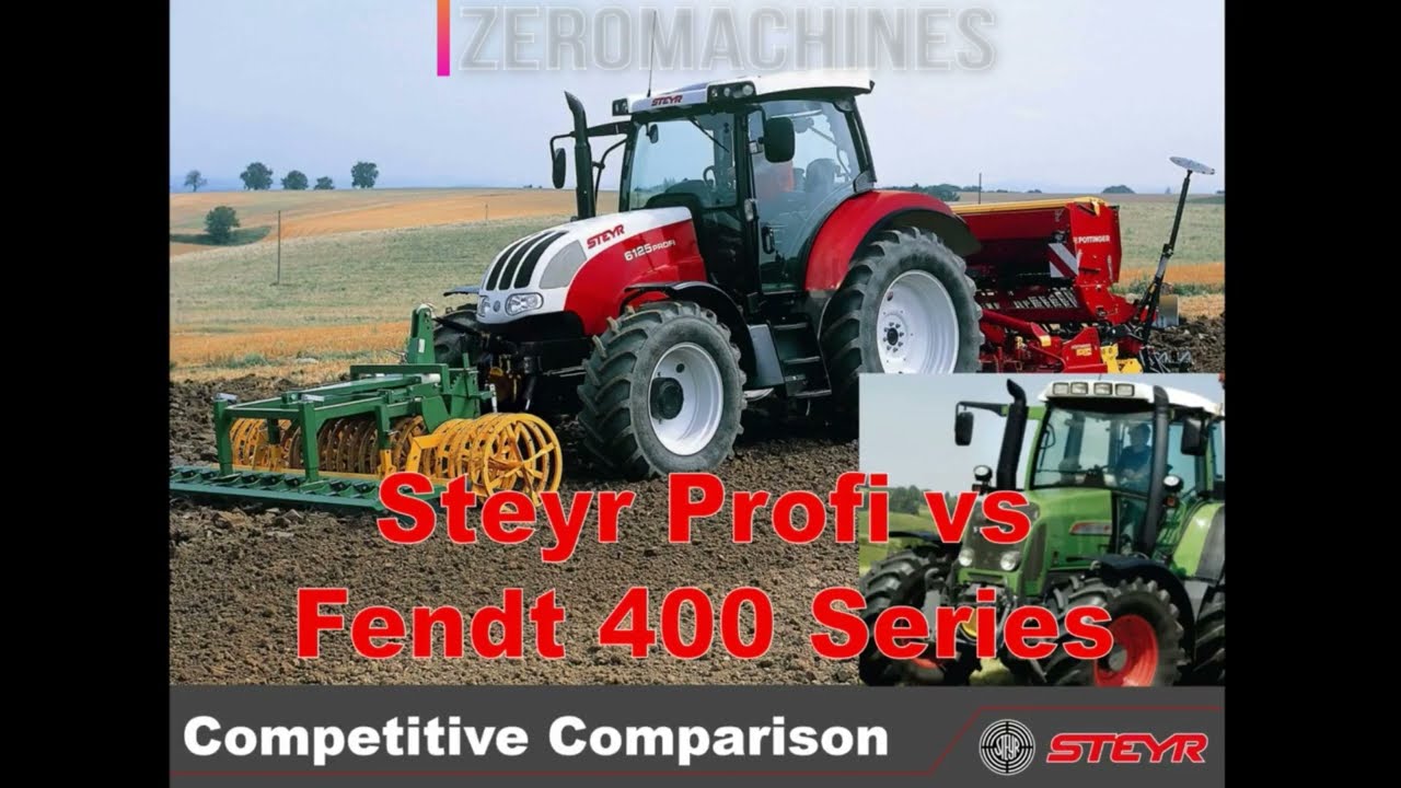 Steyr Profi VS Fendt 400 Vario series | Competitive Comparison 2007