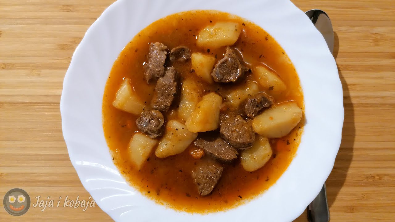 Krompir paprika&scaron; sa junećim mesom recept