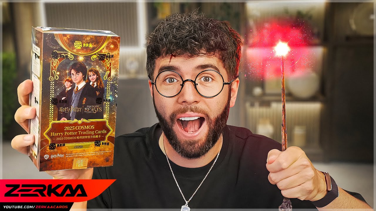 MY FIRST TIME OPENING HARRY POTTER CARDS!