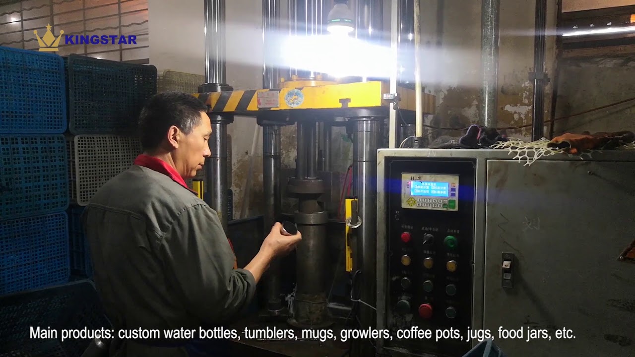Water expansion -- vacuum insulated stainless steel bottle manufacturing