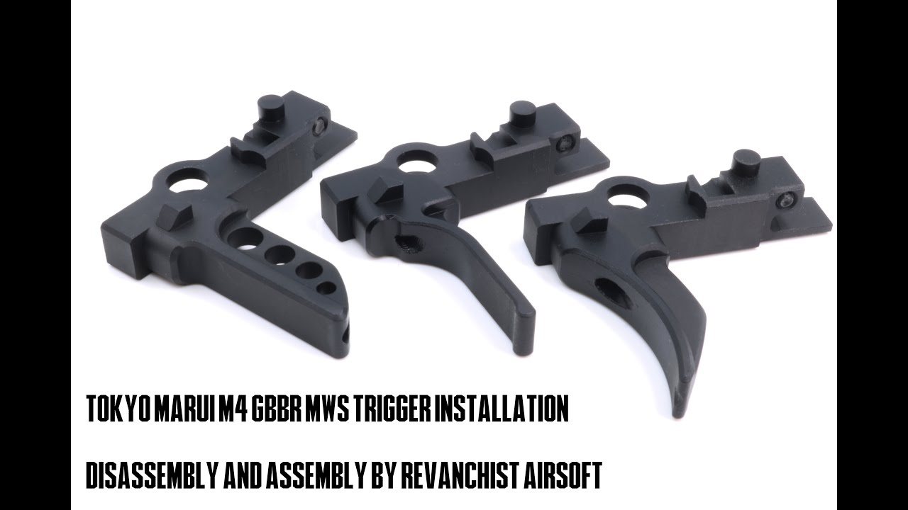 Tokyo Marui M4 GBBR MWS Trigger Installation , Disassembly and Assembly  by Revanchist Airsoft