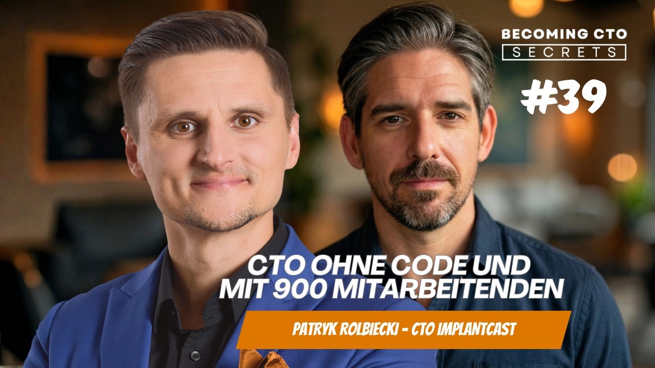 #39 CTO ohne Code: Wie Patryk Rolbiecki 900 Mitarbeitende in der Medizintechnik führt