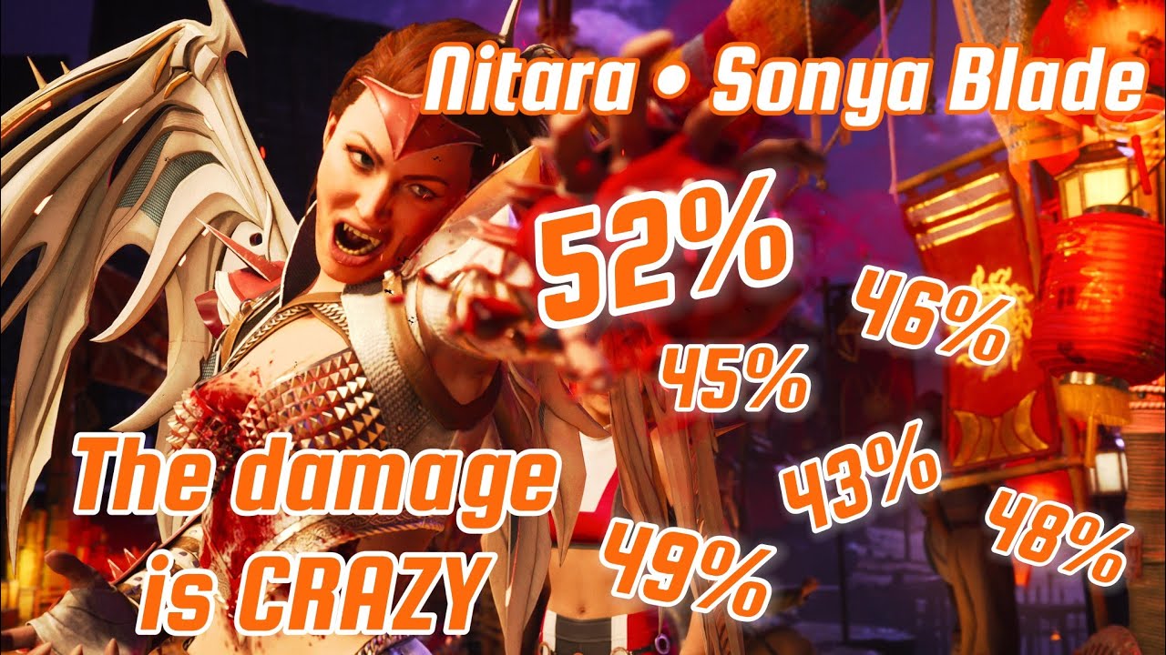 40% EVERY COMBO with NITARA and SONYA | Nitara Gameplay