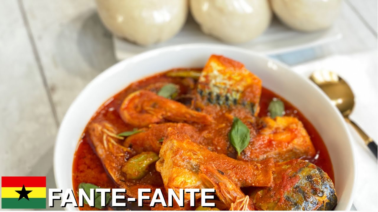 FANTE-FANTE RECIPE || FANTE FANTE STEW aka Fisherman's Stew || BEE’SKITCHEN