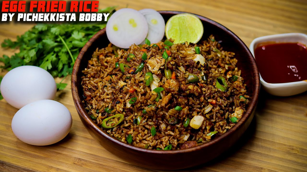 DOUBLE EGG FRIED RICE RECIPE BY #PICHEKKISTA BOBBY || STREET STYLE EGG FRIED RICE || DOUBLE EGG RICE