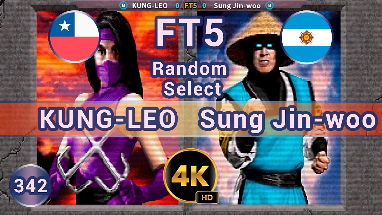 MK2 - 🇨🇱 KUNG-LEO vs Sung Jin-woo 🇦🇷 FT5 / 4K 60 FPS #mk2 #mortalkombat2#team99hits #t99h #fightcade